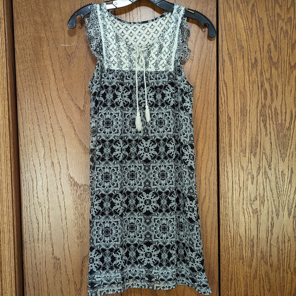 Black Lace Dress, Size Xs